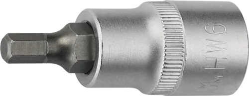 Promat/Tecwerk Dopsleutelbit | 1/2 inch binnen-6-kant | sleutelwijdte 10 mm | lengte 55 mm - 4000821359