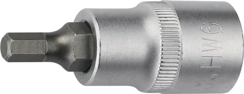 Promat Dopsleutelbit | 1/2 inch binnen-6-kant | sleutelwijdte 12 mm | lengte 55 mm - 4000821363 4000821363