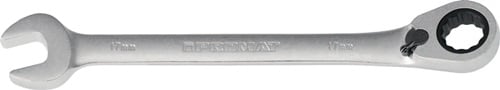 Promat Steekringratelsleutel | sleutelwijdte 24 mm lengte 325 mm | omschakelbaar - 4000821439 - 4000821439