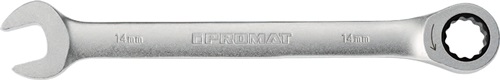 Promat Steekringratelsleutel | sleutelwijdte 12 mm lengte 174 mm | recht - 4000821490 4000821490