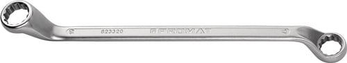 Promat Dubbele ringsleutel | 10 x 13 mm 216 mm | diep gebogen - 4000823306 4000823306