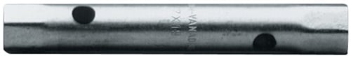 Promat Pijpdopsleutel | sleutelwijdte 6 x 7 mm lengte 100 mm | borings-d. 6,5 mm | verchroomd - 4000823730 4000823730