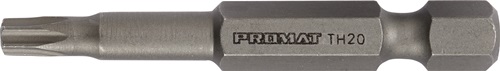 Promat/Tecwerk Bit | 1/4 inch T 20 lengte 50 mm | met gat - 4000829243