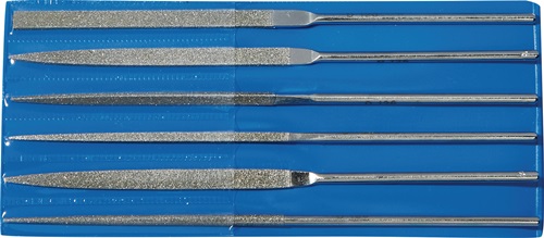 Promat Diamantnaaldvijlenset | lengte 140 mm 6-delig | D 126 | D 126 - 4000840647 4000840647