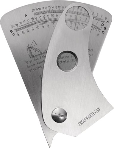 Promat Speciaal lasnaadsjabloon | afleesnauwkeurigheid 0,1 mm - 4000851458 4000851458