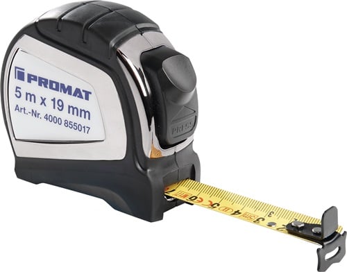 Promat Rolbandmaat | lengte 3 m breedte 16 mm mm/cm | EG II 2C automatic - 4000855016 4000855016