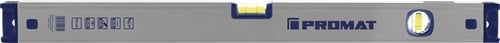 Promat Waterpas | 200 cm | aluminium zilver | ± 0,5mm/m spiegellibel - 4000857170 4000857170