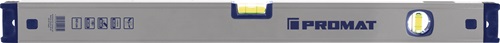 Promat Waterpas | 120 cm | aluminium zilver | ± 0,5mm/m spiegellibel - 4000857162 4000857162