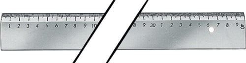 Promat Lineaal | lengte 1500 mm | staal zonder beschermde uiteinden - 4000858807 4000858807