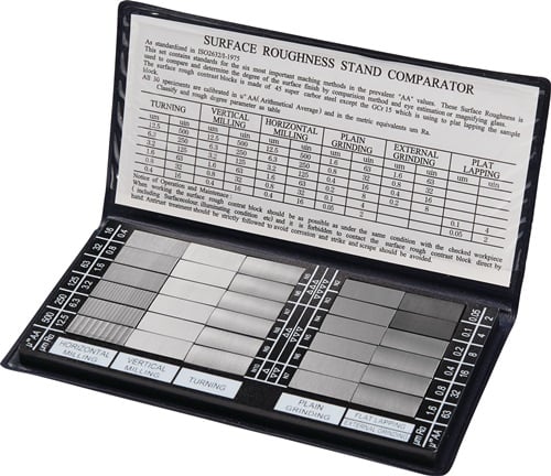 Promat Oppervlakvergelijkingsplaat | RUGOTEST | vergelijkingsbereik RA 0,05-12,5 µm | plaataantal 30 st. - 4000858855 4000858855