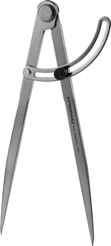 Promat Puntpasser | lengte 400 mm | met stelboog - 4000858916 4000858916