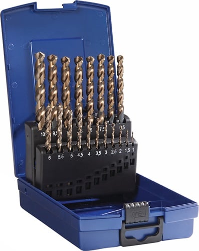 Promat Spiraalboren-set | DIN 338 | type VA | nominale d. 1-10x0,5 mm | HSS-Co5 stoomontlaten 1 - 4000863072 4000863072