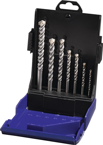 Promat Steenborenset | 7-delig | 4/75,5/85,8/120,10/120,12/150,2x6/100 mm | HM - 4000864330 4000864330