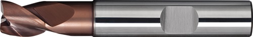 Promat Spiebaanfrees | DIN 6527 K type N | nominale-d. 4 mm | VHM TiAlN DIN 6535 HB | snedeaantal 3 kort - 4000866237 4000866237