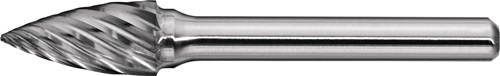 Promat Stiftfrees | SPG RVS | d. 12 mm koplengte 25 mm schacht-d. 6 mm | hardmetaal | vertanding normaal, fijn - 4000868071 4000868071