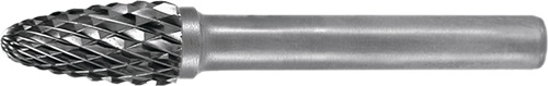 Promat Stiftfrees | RBF | d. 10 mm koplengte 20 mm schacht-d. 6 mm | hardmetaal | vertanding kruis - 4000868684 4000868684
