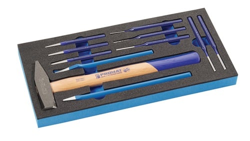Promat Gereedschapsmodule | 11-delig 1/3-module | beitel, drevel - 4000871243 4000871243
