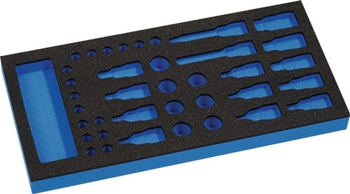 Promat Gereedschapsmodule | lege inleg 1/3-module | 4000 871 250, 46-delig - 4000871259 4000871259