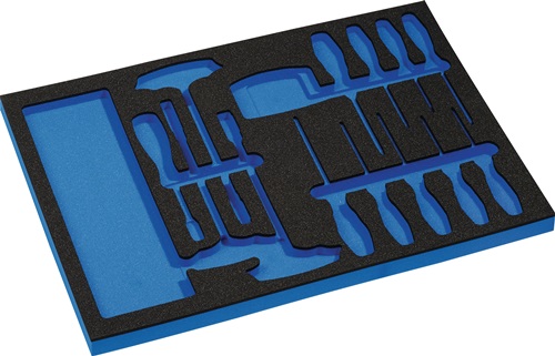 Promat Gereedschapsmodule | lege inleg 3/3-module | 4000 871 256, 37-delig - 4000871302 4000871302