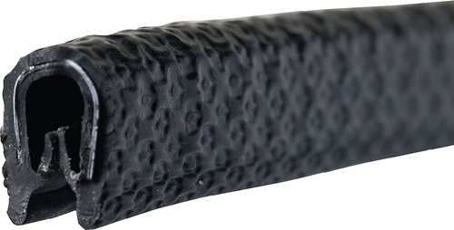 Promat Hoekbescherming | klembereik 1-2 mm lengte 10 m | breedte 6,5 mm hoogte 9,5 mm | zwart - 4577770129 4577770129