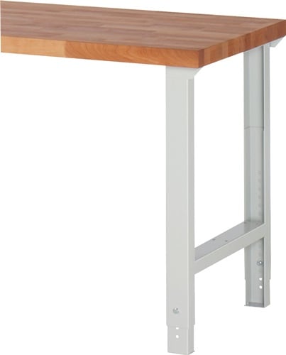 Promat Werkbankvoet | BK 650 | verstelbaar | H750-1100xB70/120mm | lichtgrijs, RAL 7035 - 9000425540 9000425540