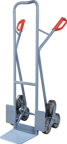 Promat Trapsteekwagen | hoogte 1300 mm schep-mt. L250xB320mm | stalen buis 3armige wielster | volledig rubberen wielen - 9000443160 9000443160