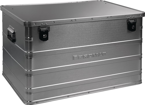Promat Aluminium box | L790xB560xH475mm 184 l | met klapdeksel en cilinderslot - 9000447955 9000447955