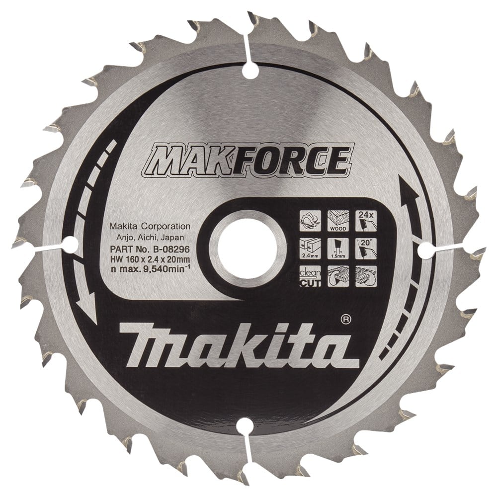 Makita Zaagb Hout 160x20x24T 20G - B-08296