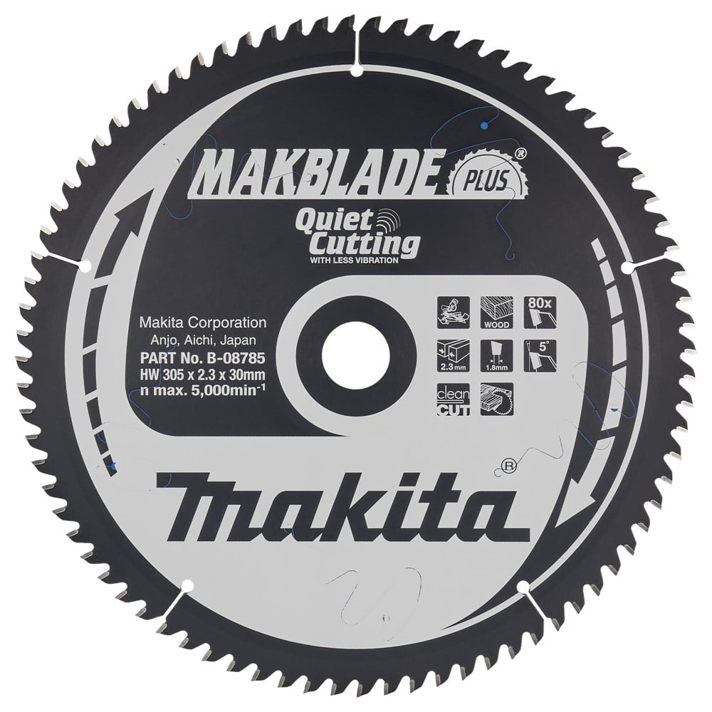 Makita Zaagb Hout 305x30x80T 5G - B-08785