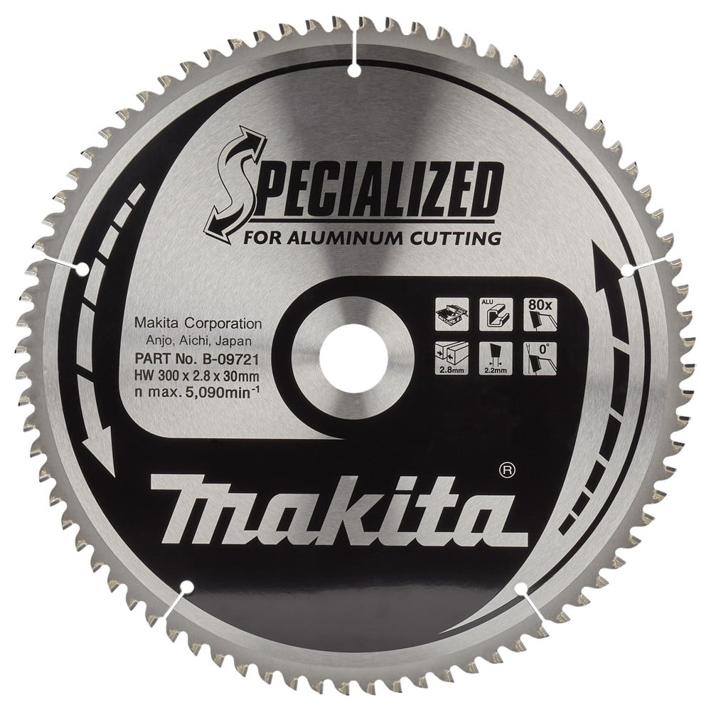 Makita Zaagb Alu 300x30x80T 0G - B-09721