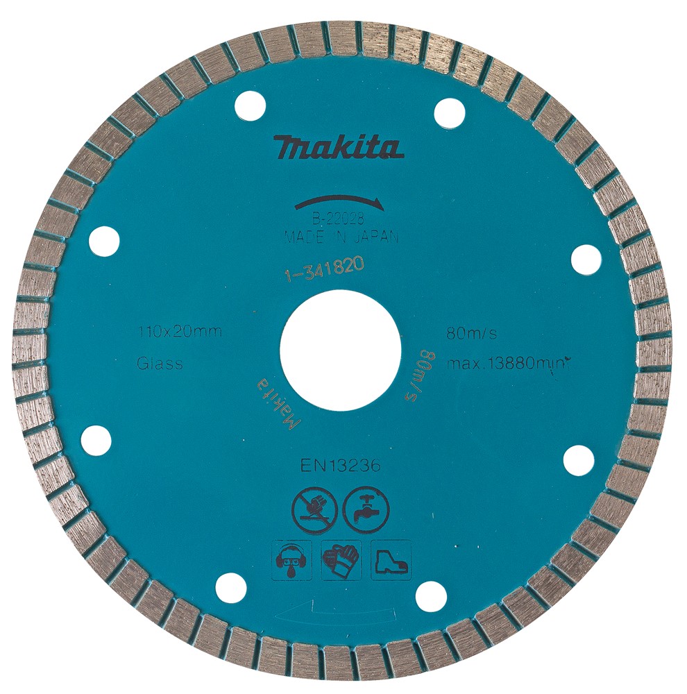 Makita Diamantschijf glas/marmer Diameter 110 mm