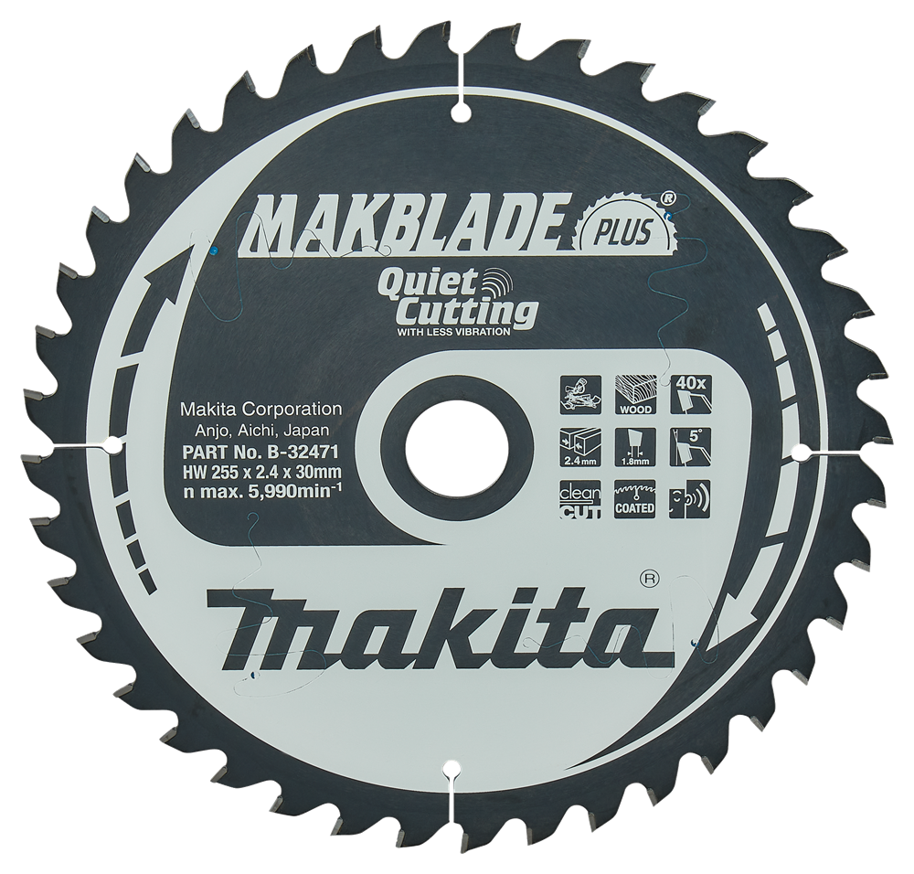 Makita Zaagblad Q C 255X30X2 4 40T 5G B-32471