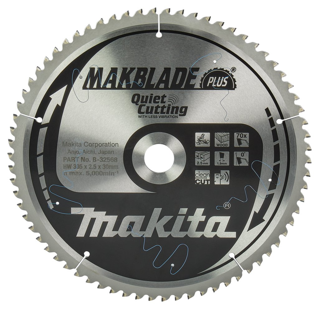 Makita Accessoires Afkortzaagblad Hout Q C 305X30X2,5 70T 0G - B-32568