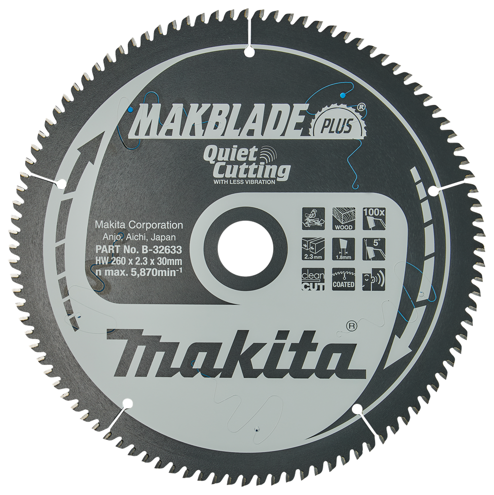 Makita Zaagblad Q C 260X30X2 3 100T 5G B-32633
