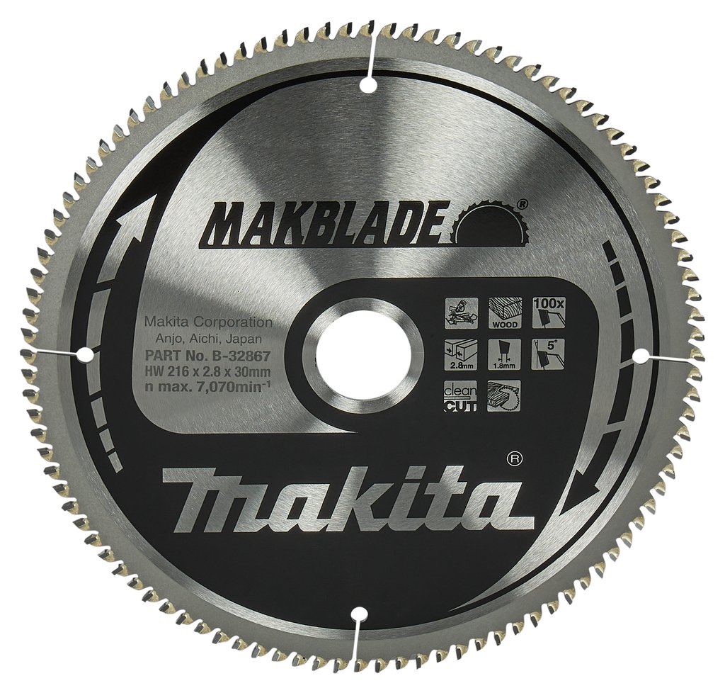 Makita Accessoires Afkortzaagblad Hout 216X30X2,1 100T - B-32867