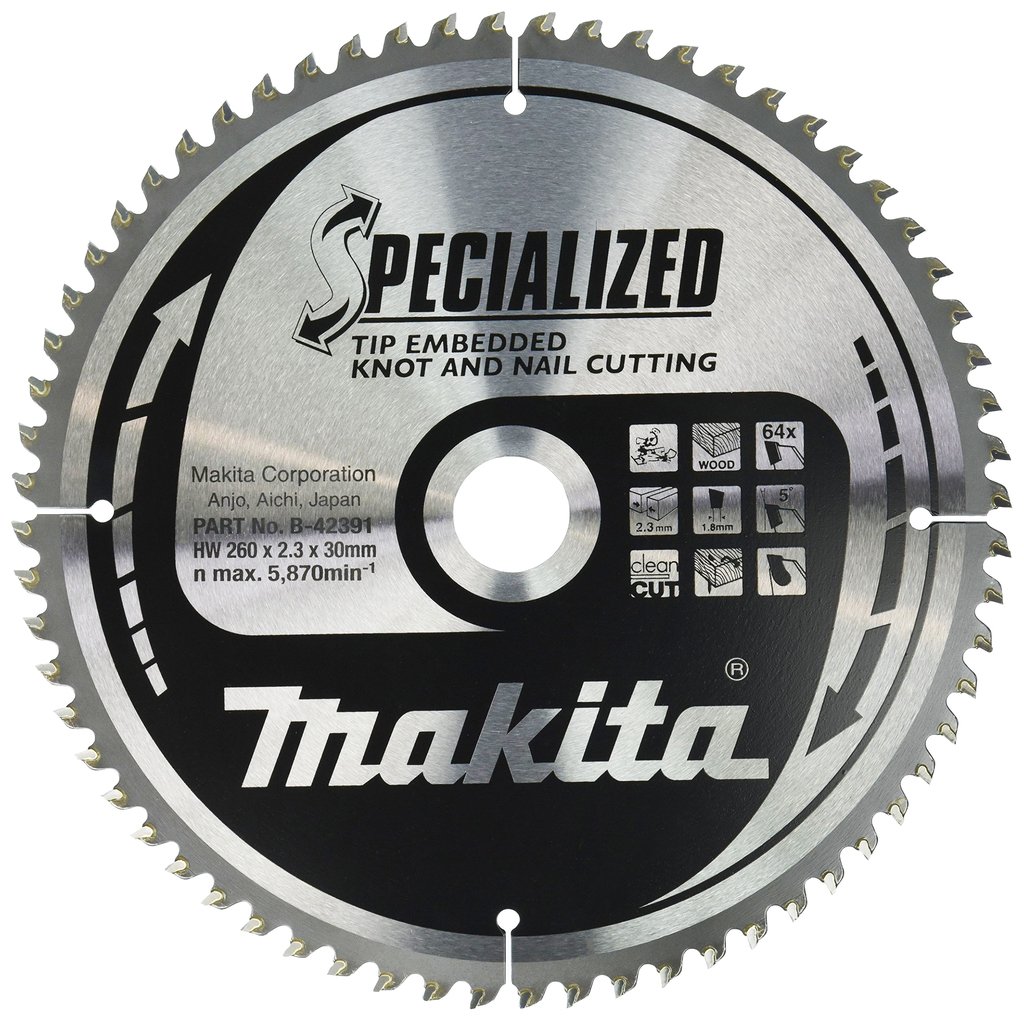 Makita Accessoires Afkortzaagblad Hout (noest/spijker) - B-42391