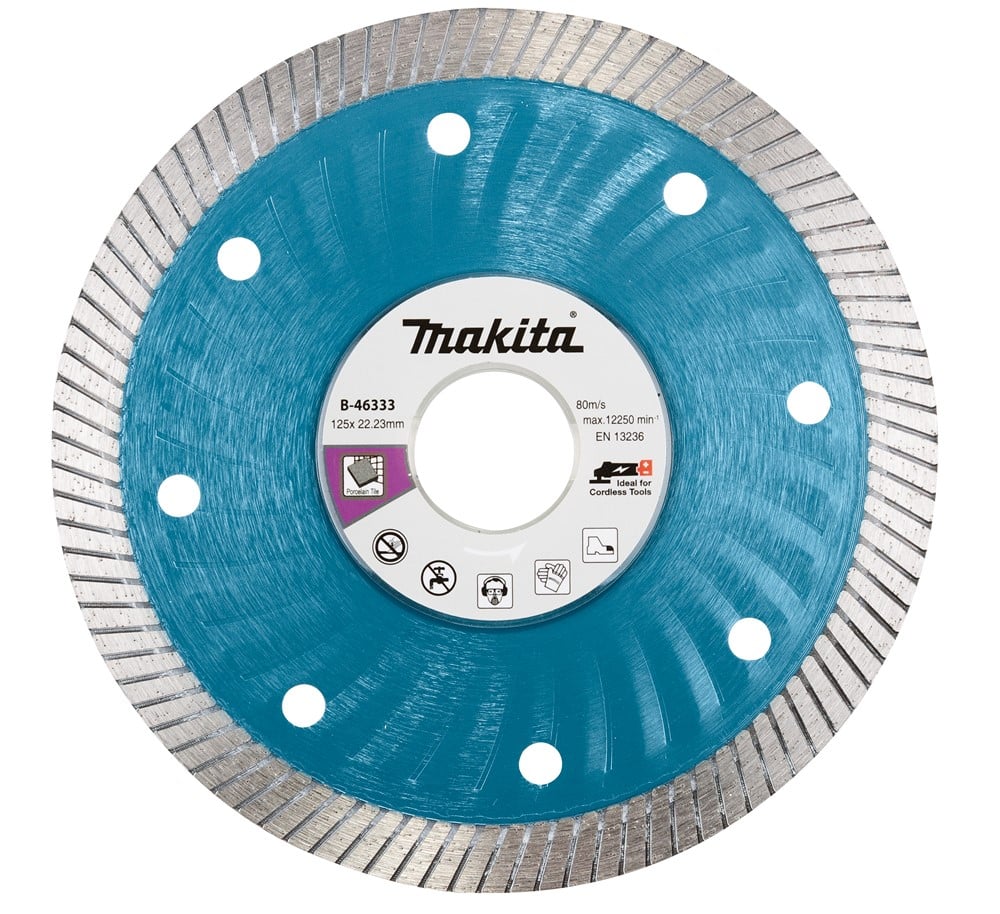 Makita Accessoires Diamantschijf blauw Diameter 125 mm - B-46333