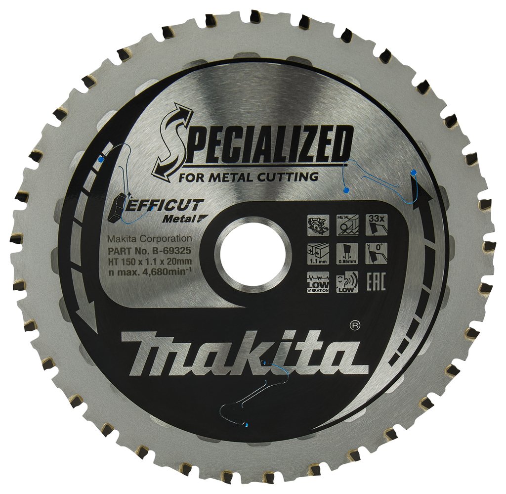 Makita Accessoires Cirkelzaagblad Staal - B-69325