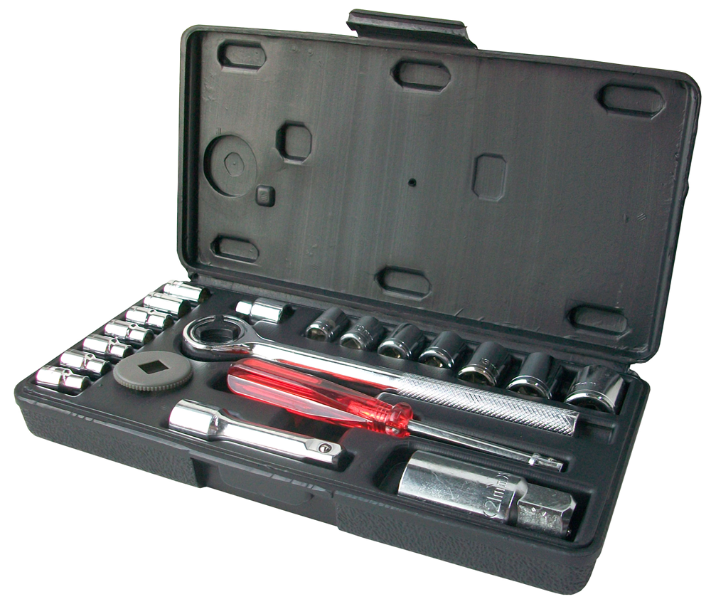 CON:P Set Dopsleutels 1 4 + 3 8 20Dlg B20795