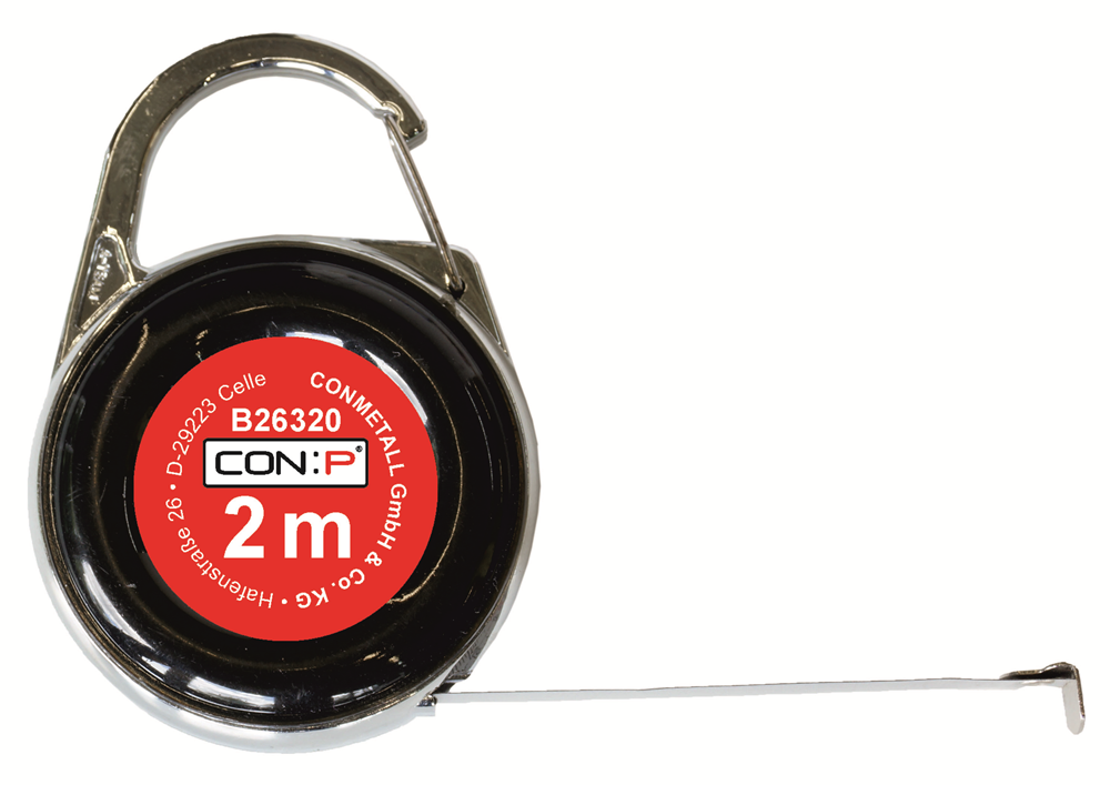 CON:P Rolmeter 2M Met Karabijnhaak Euro B26320
