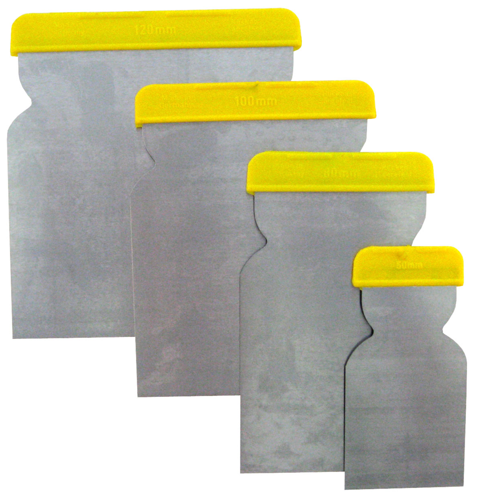 Werkzeyt Set Japanse Spatels Staal 4Dlg - B27384