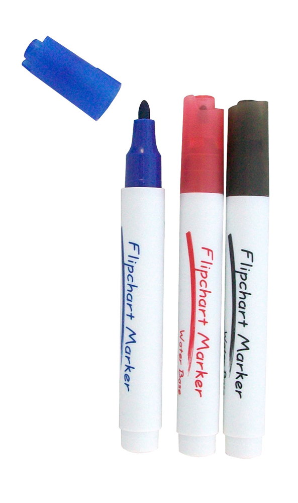 CON:P Set Flipchart Markers (Ro+Gr+Bl) B34130