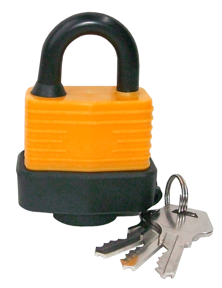 Werkzeyt Hangslot Oranje 30Mm B34217
