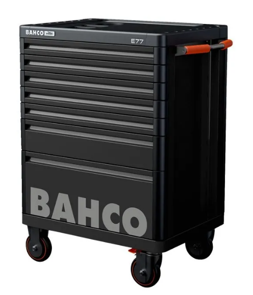 Bahco Gereedschapswagen &apos;Premium&apos; E77 26" met 7 lades zwart | 693 mm x 510 mm x 965 mm 1477K7BLACK