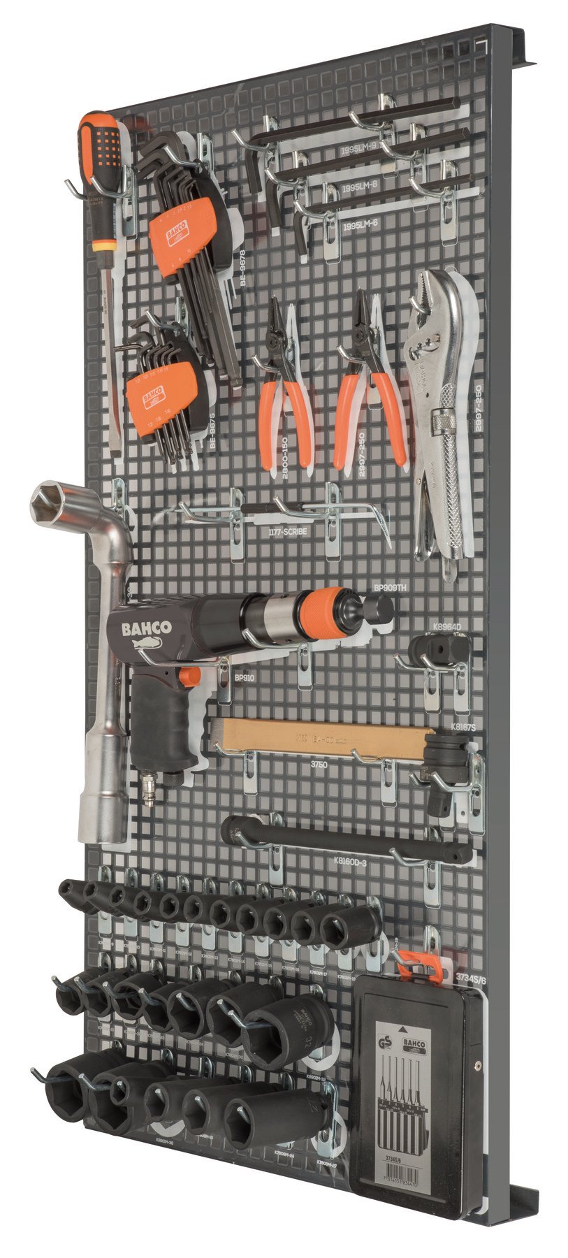Bahco Gereedschapspaneel voor automotive - 62-delig - 1495TP-AUTO-M1