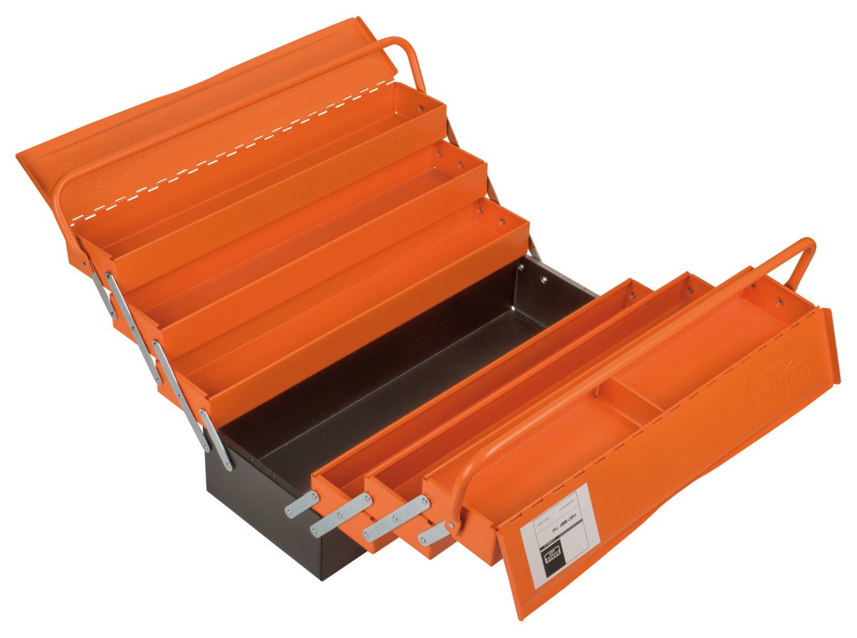 Bahco Gereedschapskist met 7 vakken 260 mm x 200 mm x 525 mm | 15 kg 1497MBF750