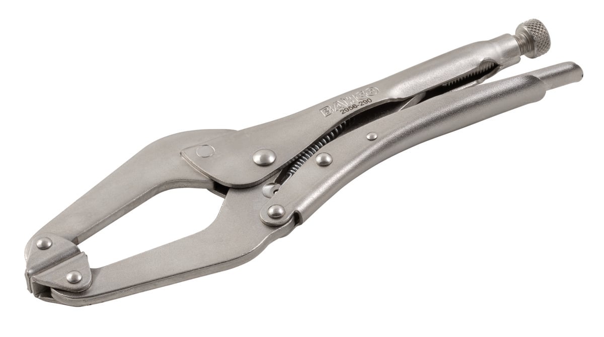 Bahco Klemtang | scharnierende kussens | slank | vernikkeld | 282 mm - 2956-290