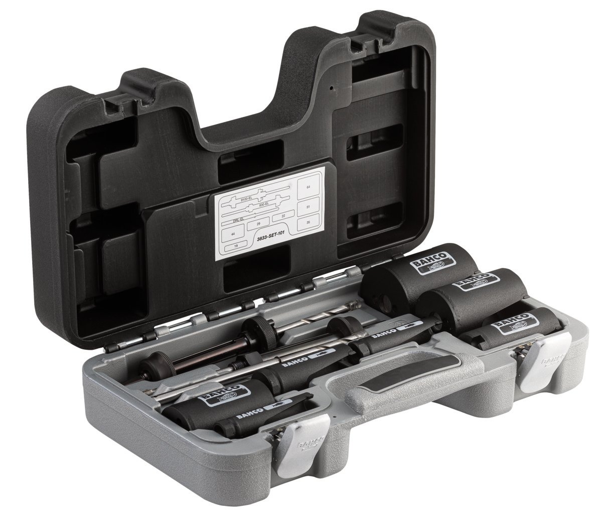 Bahco Gatzagenset | Superior™ | multiconstructie | voor hout en steen 10-delig 3833-SET-101