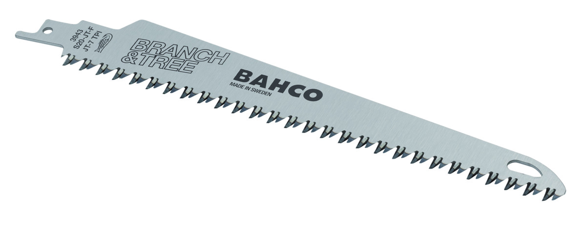 Bahco Reciprozaagblad | recht | voor grof zagen | 200 mm 7 |0 TPI - 3943-S20-JT-F