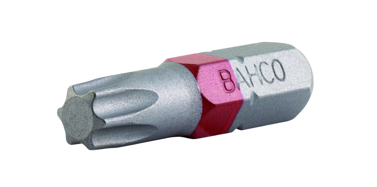 Bahco Bit 1 4" | voor TORX schroeven | gekleurd | T30 x 25mm | 10-delig kunststof doosje 59S T30CS